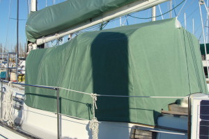 Marine covers in green